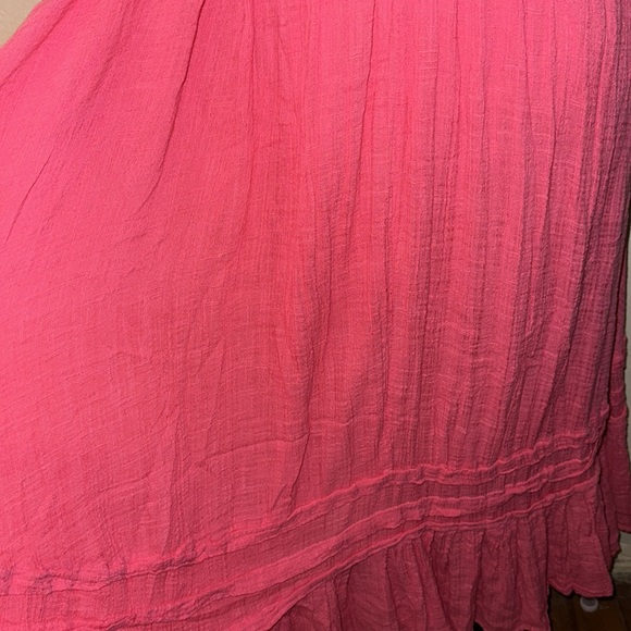 💕Free People Barbiecore Boho Pink Santorini Maxi Dress - Picture 4 of 6